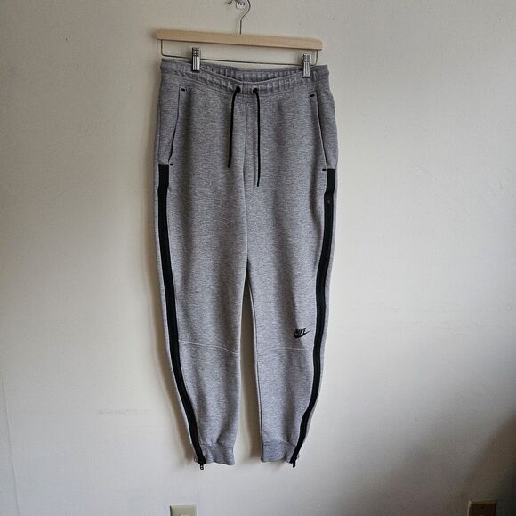 Nike Sportswear Tech Fleece Joggers Pants Heather Grey Mens Size S - Picture 2 of 7